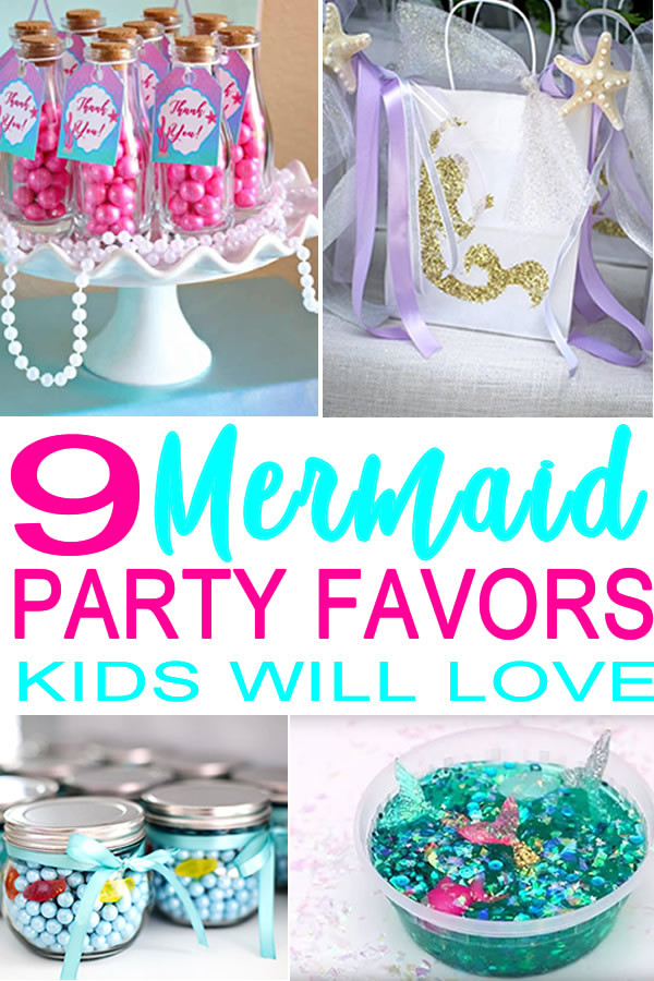 Mermaid Party Bag Ideas
 Mermaid Party Favor Ideas
