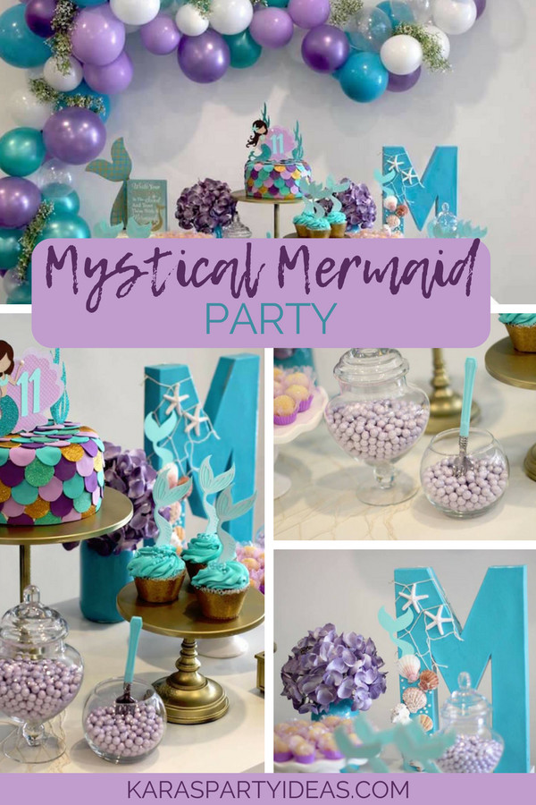 Mermaid Party Ideas For Adults
 Kara s Party Ideas Mystical Mermaid Party