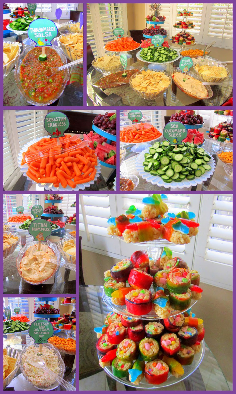 Mermaid Party Snack Ideas
 My Very PINTERESTing Project Under the Sea Mermaid Party