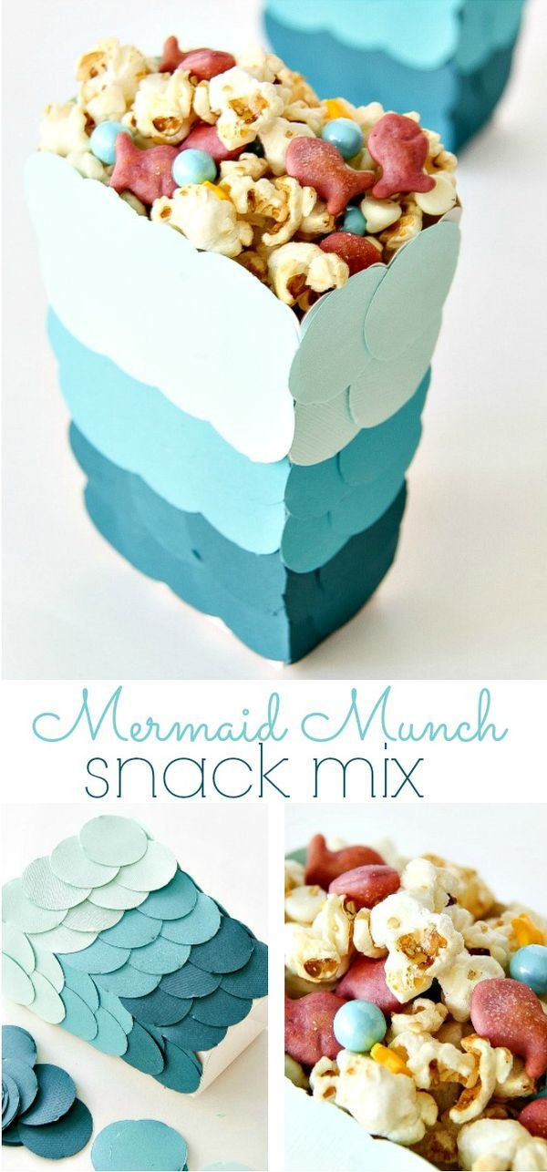 Mermaid Party Snack Ideas
 Mermaid Munch Snack Mix