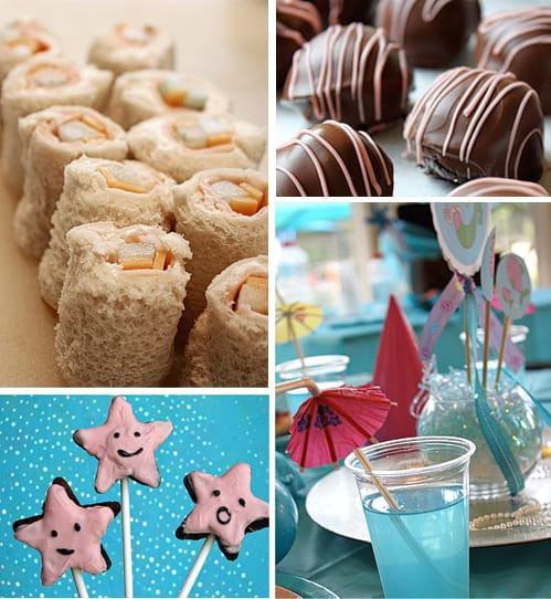 Mermaid Party Snack Ideas
 Birthday Party Sushi Sandwiches