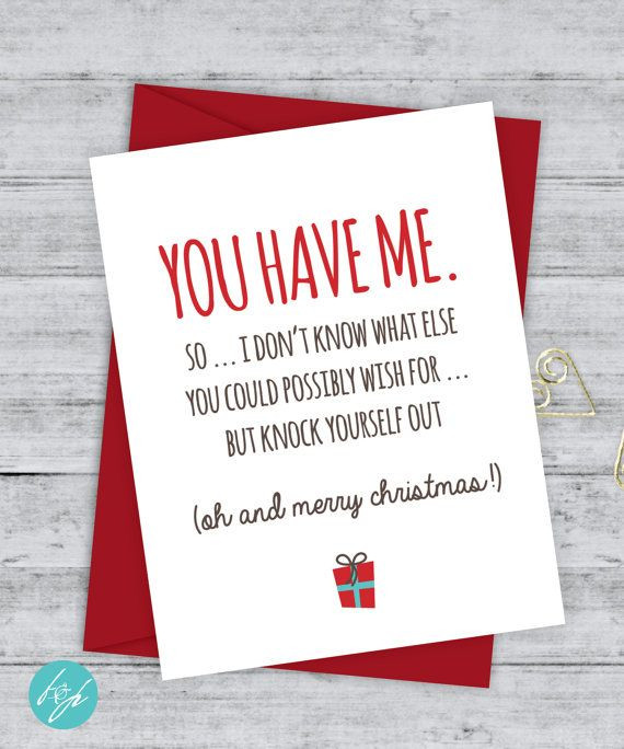 Merry Christmas Quotes For Boyfriend
 Boyfriend Card Funny Christmas Card Christmas Card Xmas
