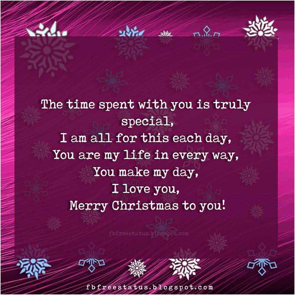 Merry Christmas Quotes For Boyfriend
 Christmas Love Quotes for Boyfriend and Girlfriend with