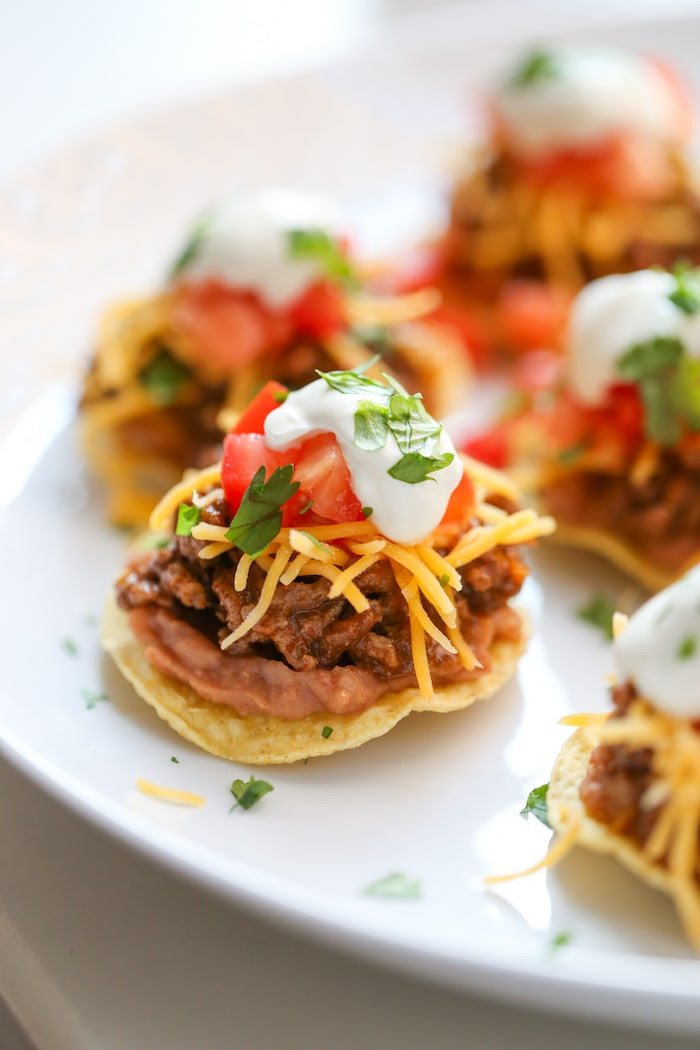 Mexican Appetizers For Parties
 Tostada Bites