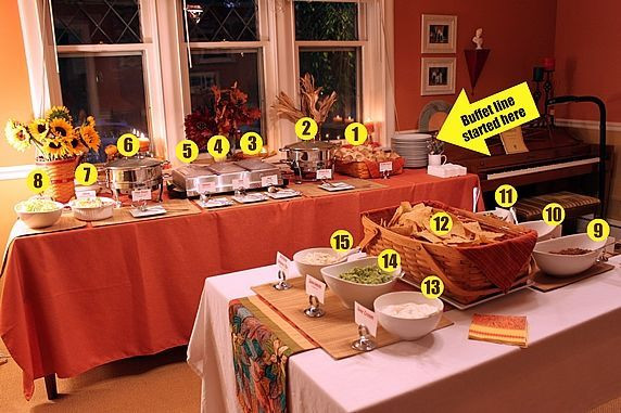 Mexican Dinner Party Menu Ideas
 taco bar set up Great ideas and detail I couldn t do