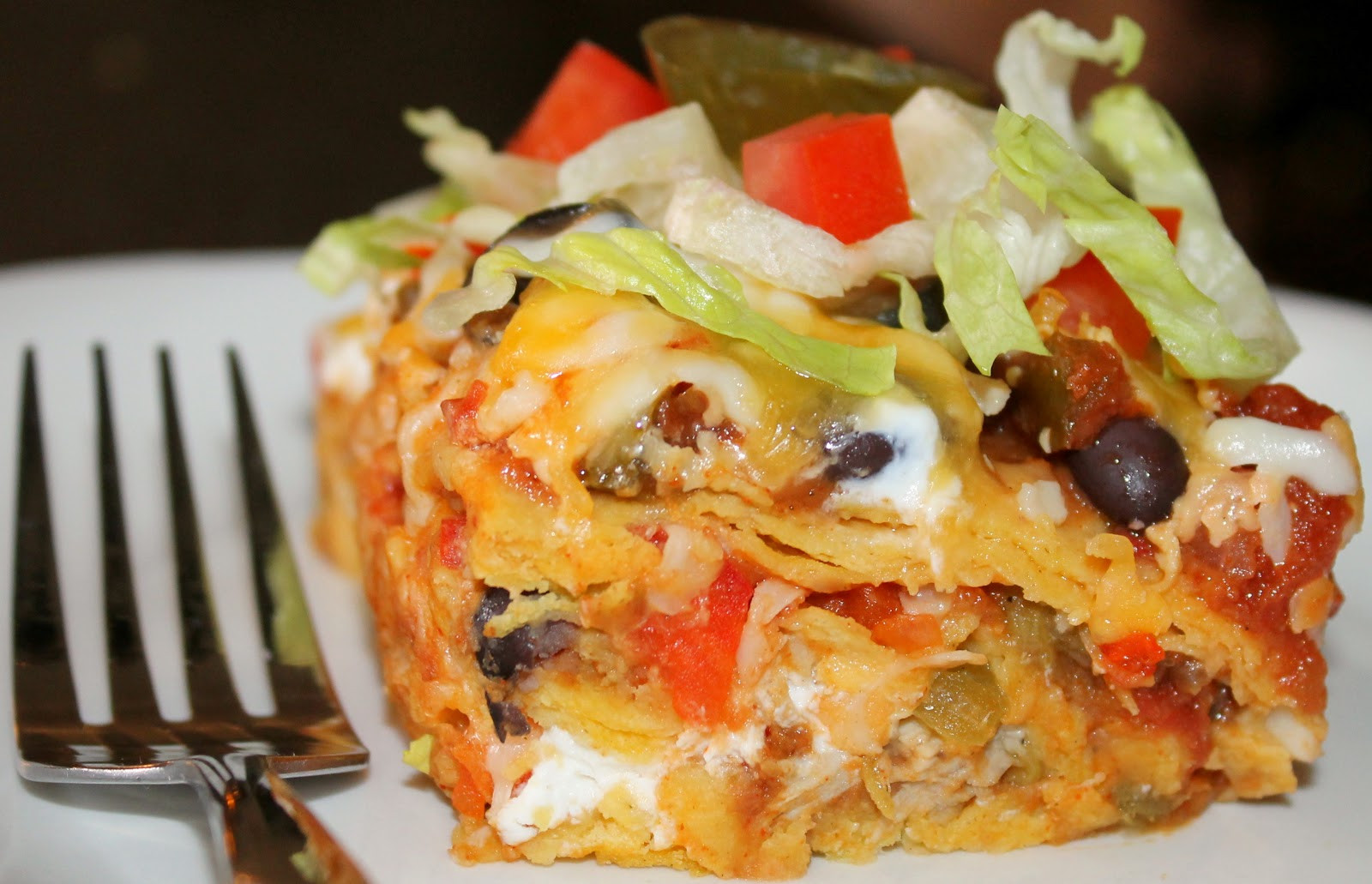 Mexican Lasagna With Flour Tortillas
 Sandra s Alaska Recipes SANDRA’S MEXICAN CHICKEN CORN