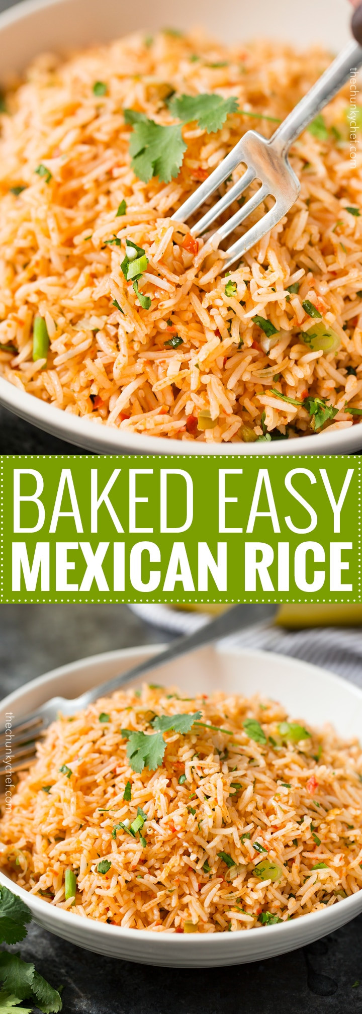 Mexican Rice Calories
 Easy Baked Mexican Rice The Chunky Chef