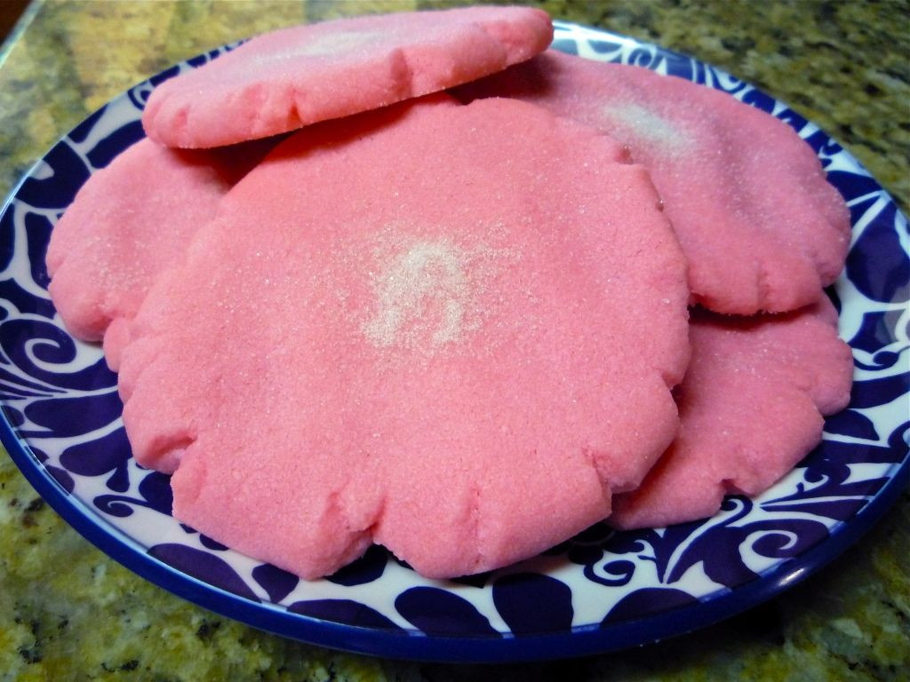 Mexican Sugar Cookies Polvorones
 Polvorones Rosas or Big Pink Mexican Cookies