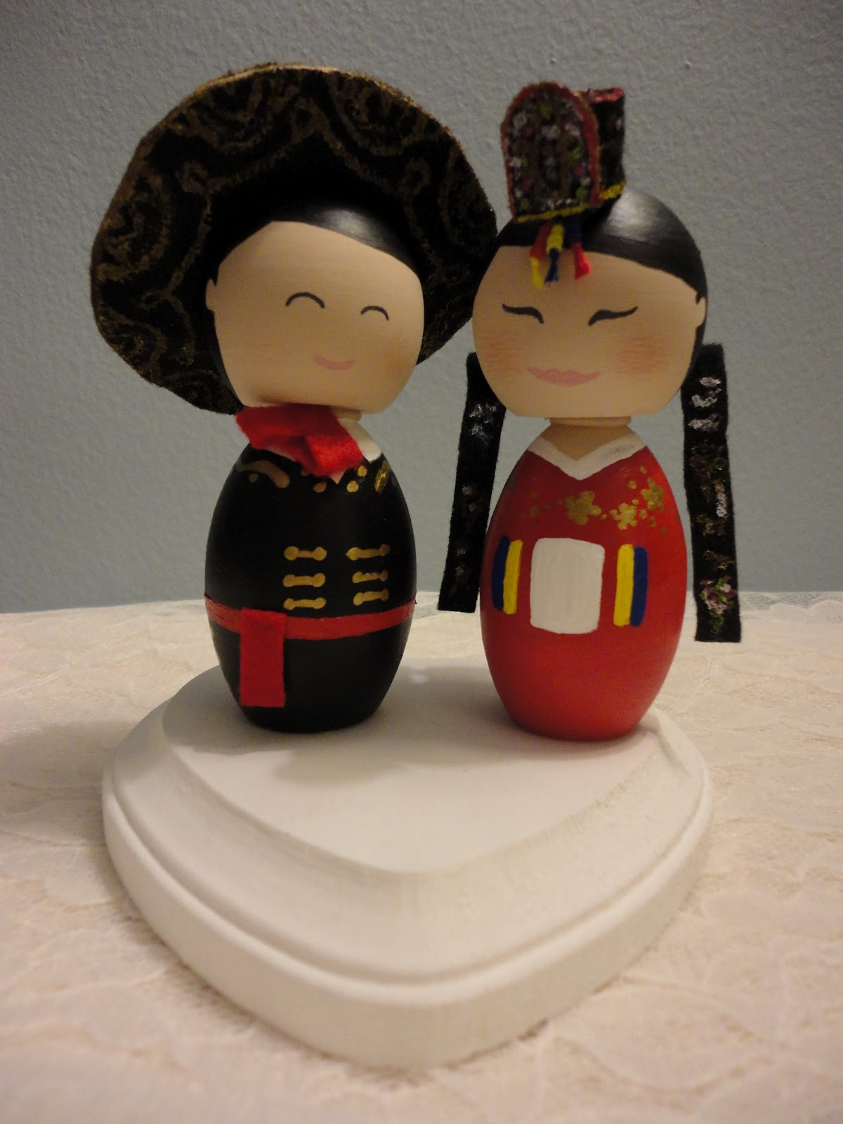 Mexican Wedding Cake Toppers
 DSMeeBee Traditional Korean Mexican Wedding Cake Toppers