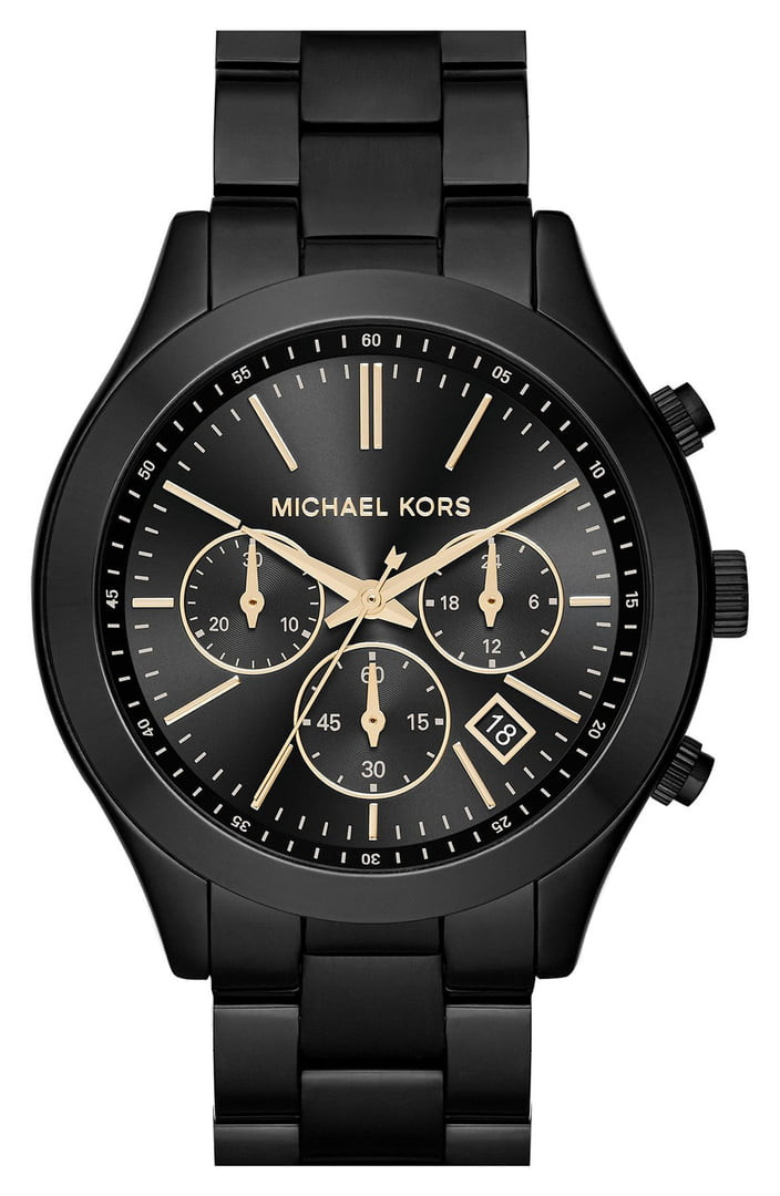 Michael Kors Slim Runway Bracelet Watch 42mm
 Michael Kors Slim Runway Chronograph Bracelet Watch