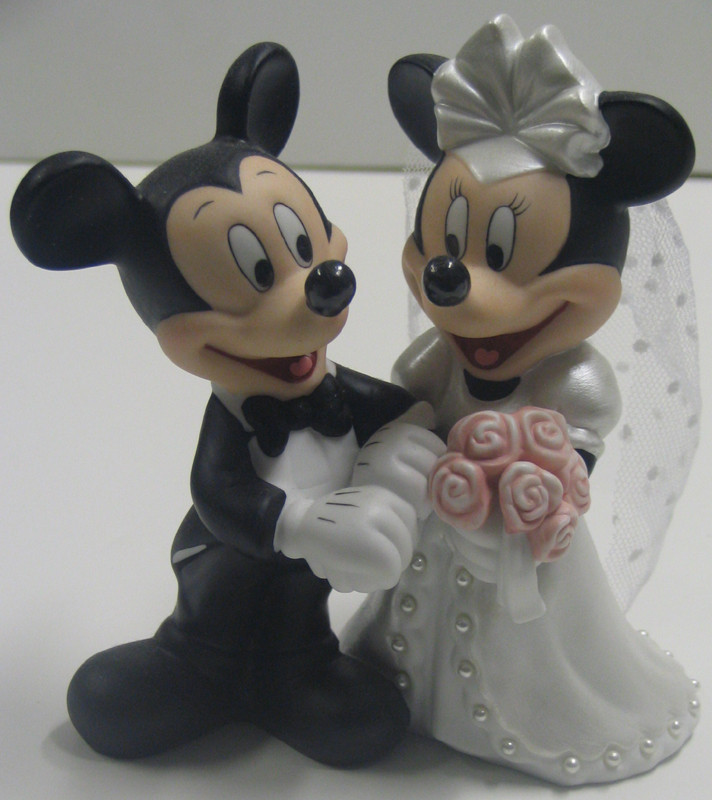 Mickey And Minnie Wedding Cake Topper
 Your WDW Store Disney Cake Topper Porcelain Figure