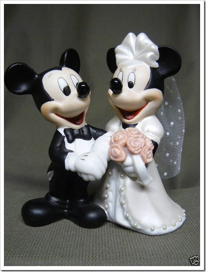 Mickey And Minnie Wedding Cake Topper
 Disney Wedding Cake Toppers