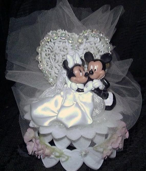 Mickey And Minnie Wedding Cake Topper
 Mickey Mouse and Minnie Mouse Wedding Cake Topper Ornament