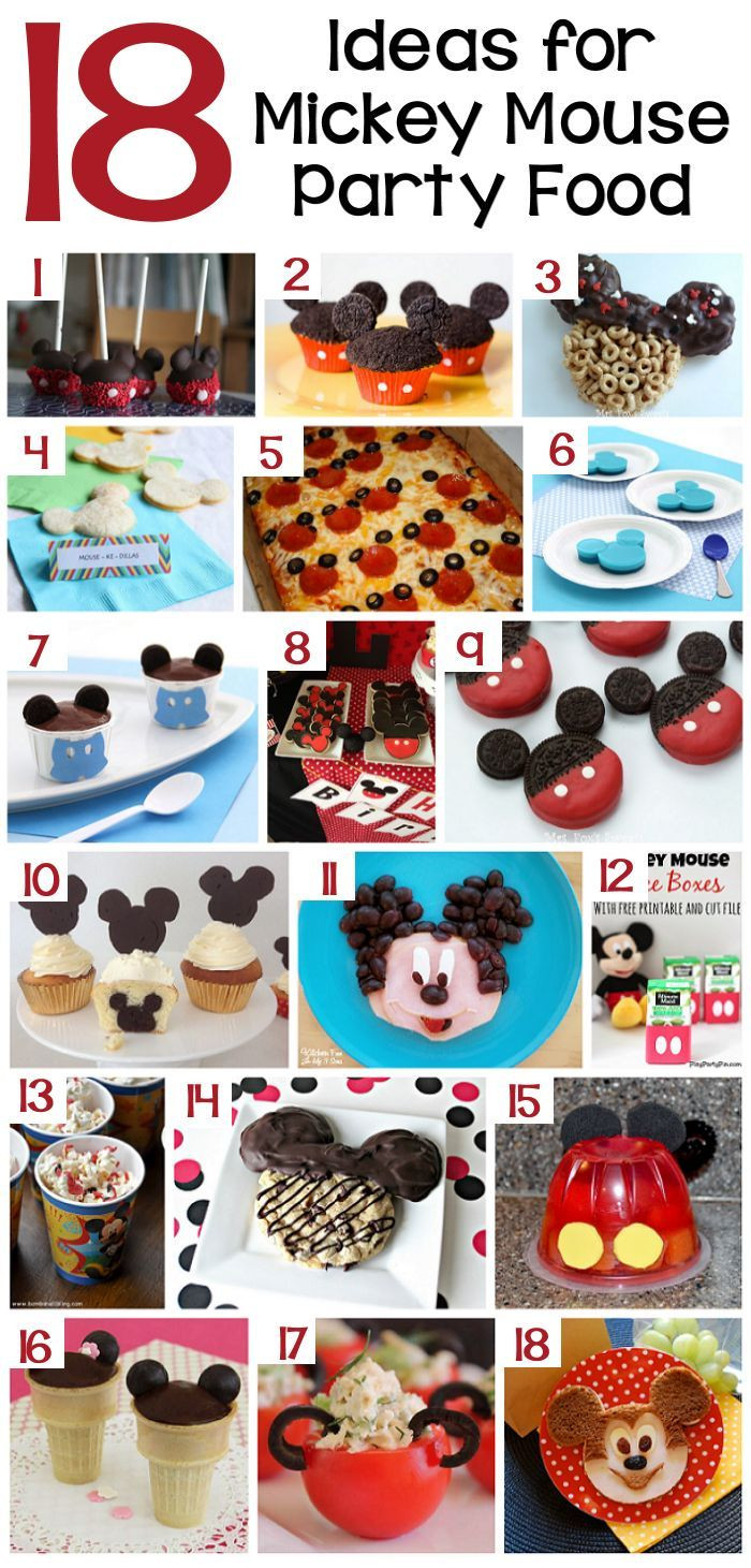 Mickey Mouse 1St Birthday Party Food Ideas
 70 Mickey Mouse DIY Birthday Party Ideas