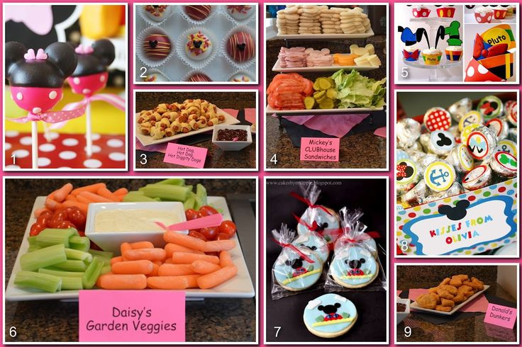 Mickey Mouse 1St Birthday Party Food Ideas
 Mickey Mouse Clubhouse Party food