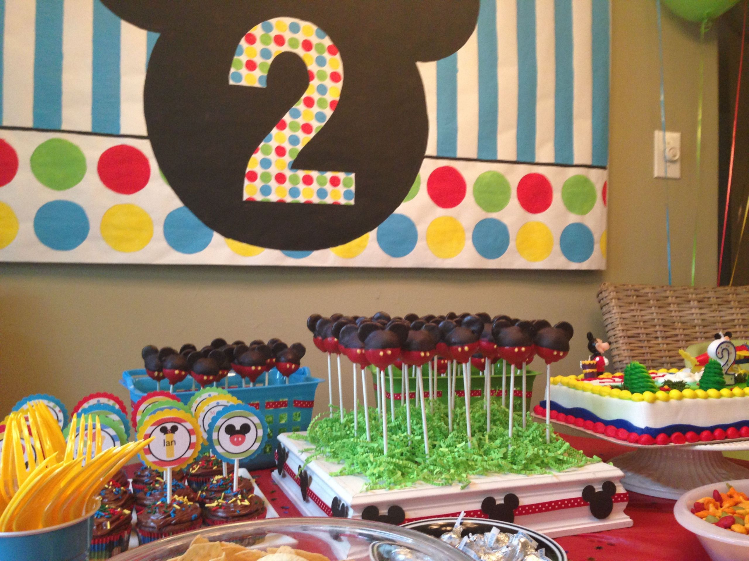 Mickey Mouse Clubhouse Birthday Party Ideas 2 Year Old
 Mickey Mouse Birthday Party for a two year old