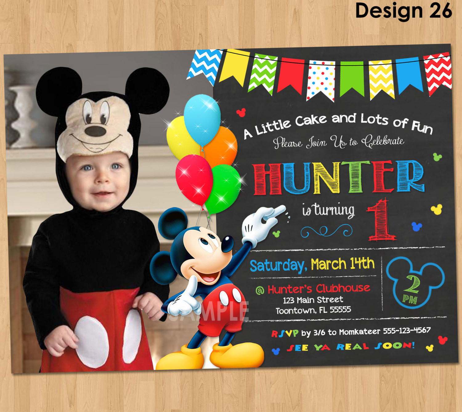 Mickey Mouse Clubhouse Birthday Party Invitations
 Mickey Mouse Clubhouse Invitations for Special Birthday