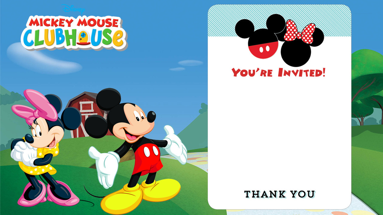 Mickey Mouse Clubhouse Birthday Party Invitations
 25 Incredible Mickey Mouse Birthday Invitations
