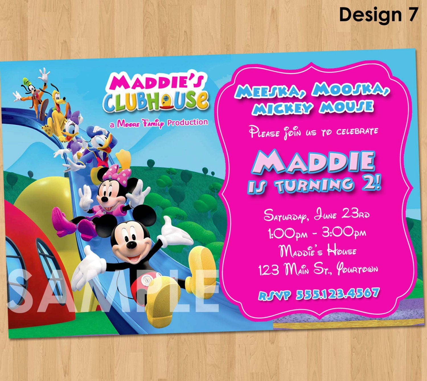 Mickey Mouse Clubhouse Birthday Party Invitations
 Mickey Mouse Clubhouse Minnie Invitation Printable Birthday