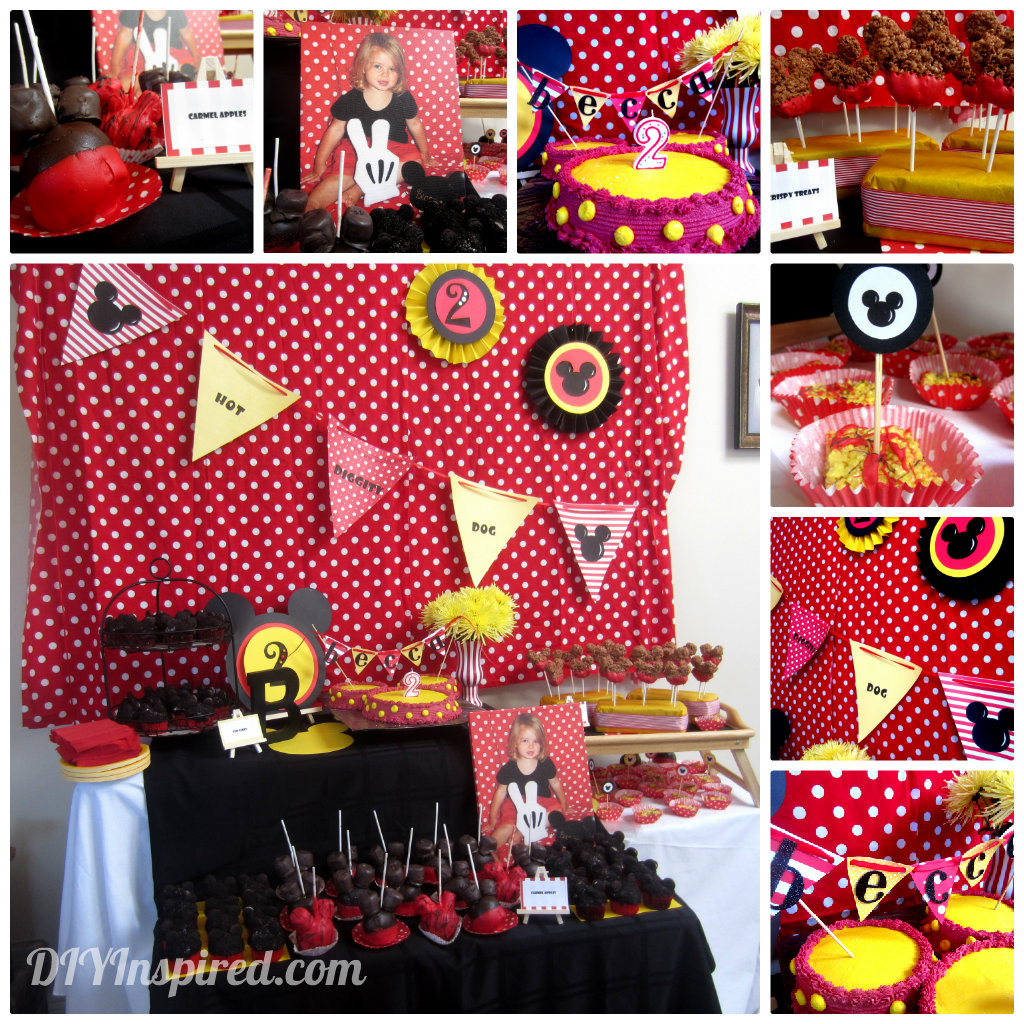 Mickey Mouse Decorations DIY
 Mickey Mouse Theme Party DIY Inspired