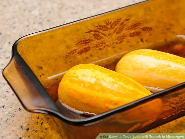 Microwaved Spaghetti Squash
 How to Cook Spaghetti Squash in Microwave with