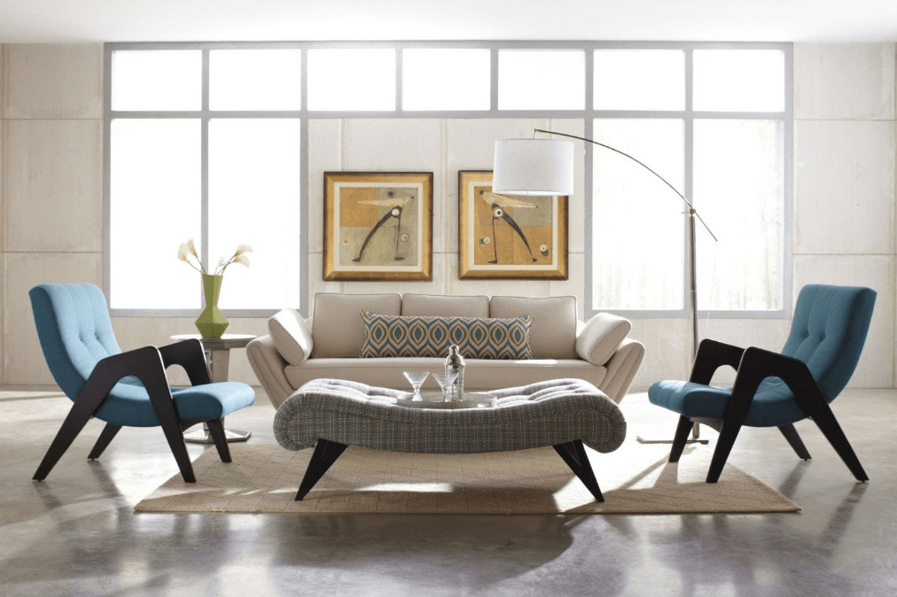 Mid Century Living Room Ideas
 Before & After Mid Century Modern Living Room Design