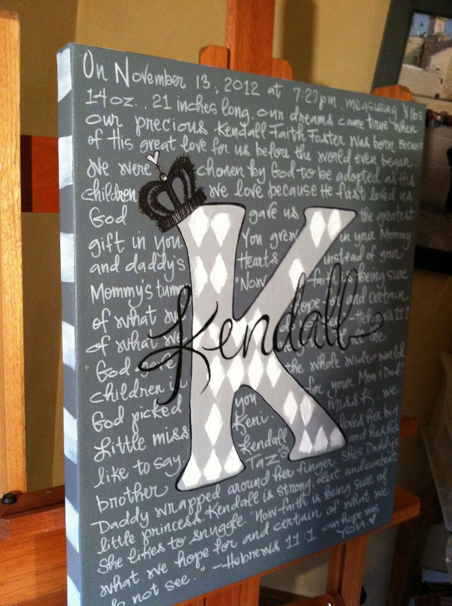 Middle School Graduation Gift Ideas
 Buy canvas and paint it with high school colors and write