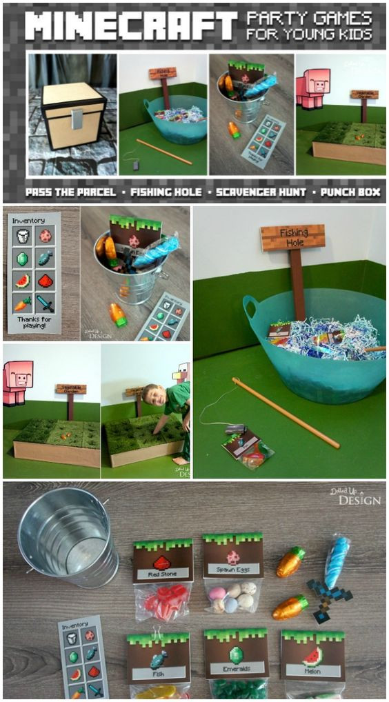 Minecraft Birthday Party Activities
 Minecraft Party Games For Kids