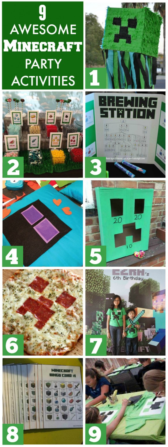 Minecraft Birthday Party Activities
 9 Awesome Minecraft Party Activities