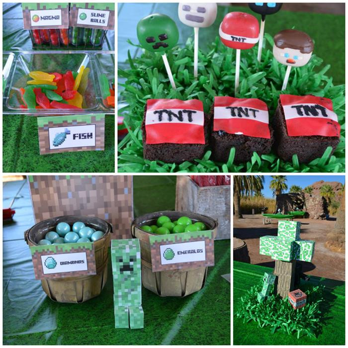 Minecraft Birthday Party Decorations
 Kara s Party Ideas Minecraft Party with So Many Awesome