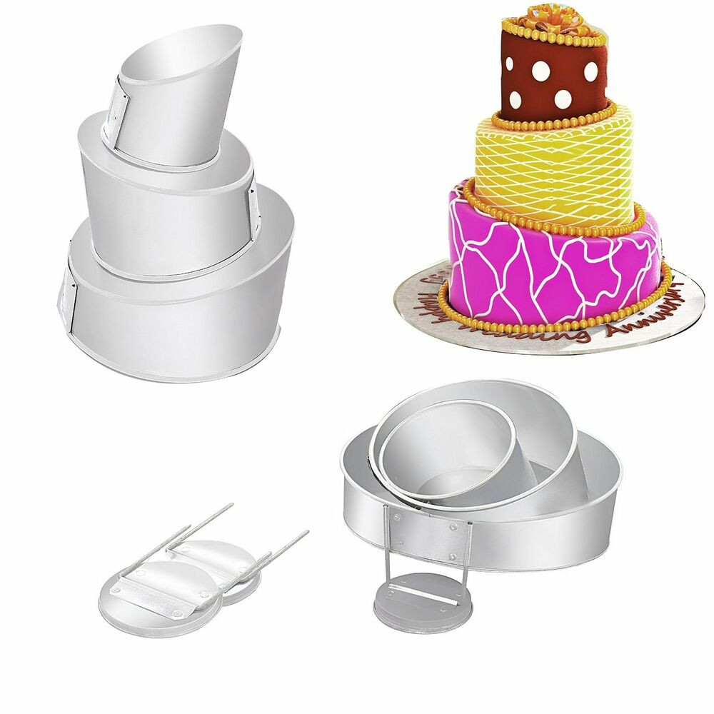 Mini Wedding Cake Pans
 Mini Topsy Turvy 4 Tier Multilayer Wedding cake pans
