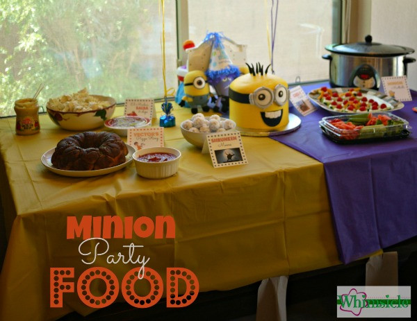 Minion Food Party Ideas
 Minion Party Food