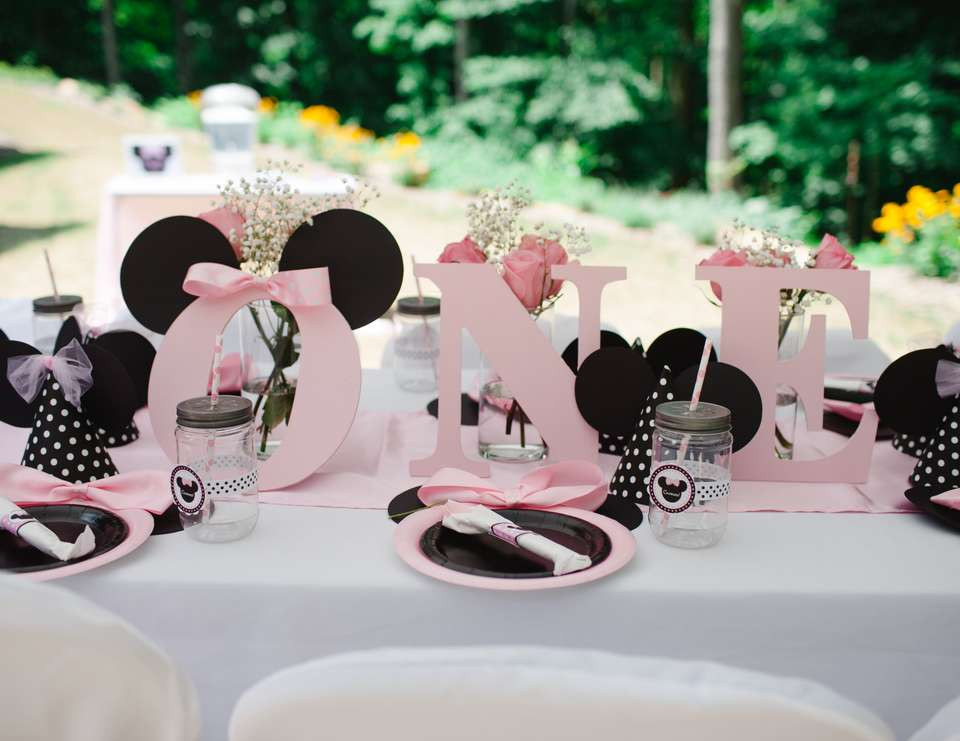 Minnie Mouse 1st Birthday Party Decorations
 Birthday "Minnie Mouse 1st Birthday Party"