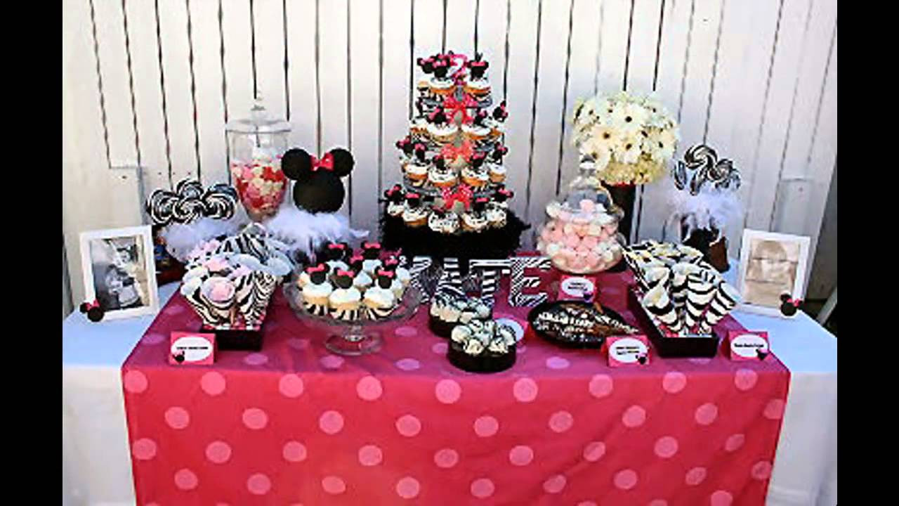 Minnie Mouse 1st Birthday Party Decorations
 Cute minnie mouse 1st birthday party decorations ideas