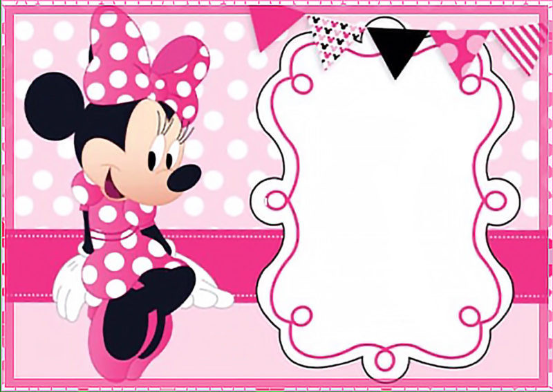 Minnie Mouse Birthday Invitations Templates
 The largest collection of FREE Minnie Mouse Invitation