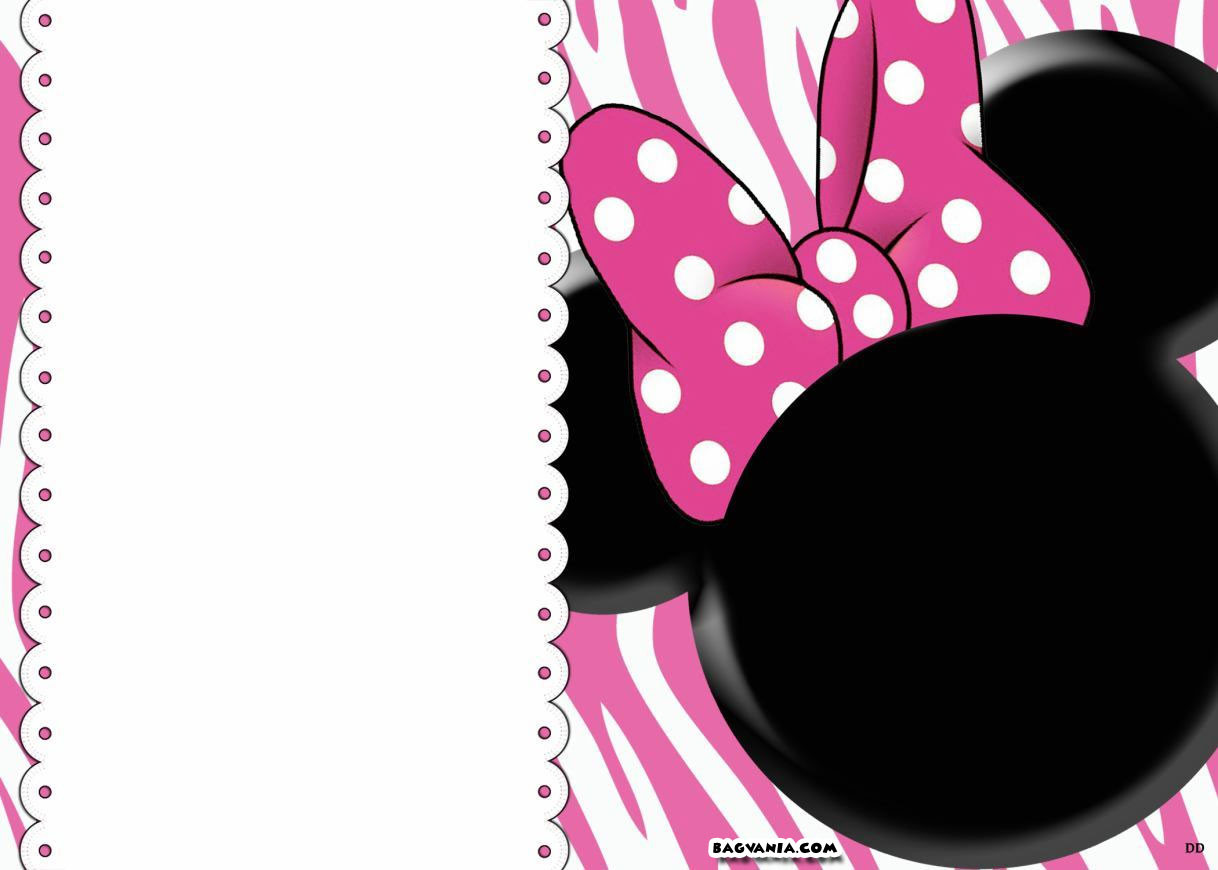 Minnie Mouse Birthday Invitations Templates
 Free Printable Minnie Mouse Birthday Invitations