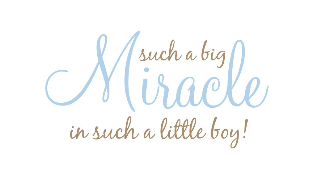 Miracle Baby Quotes
 Baby Boy Quotes