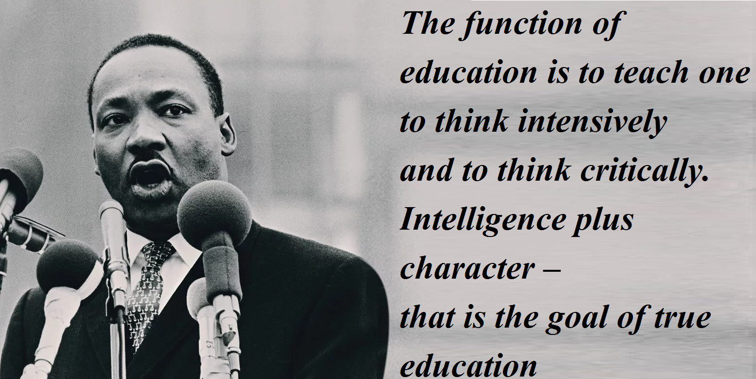 Mlk Education Quotes
 Martin Luther King Jr History Quotes Wishes