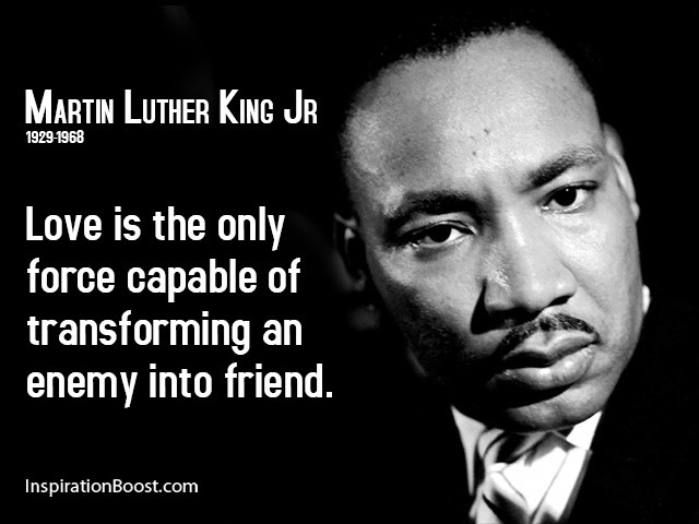 Mlk Quotes On Love
 Parson Tom s Tomes Loving Enemies
