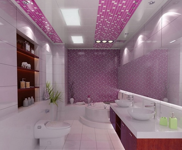 Modern Bathroom Ceiling Light
 LED panel light fixtures Modern and efficient home