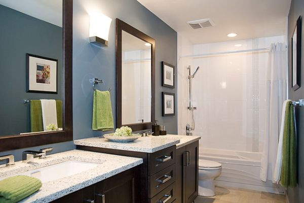 Modern Bathroom Colors
 Decorating With Green 52 Modern Interiors to Accentuate
