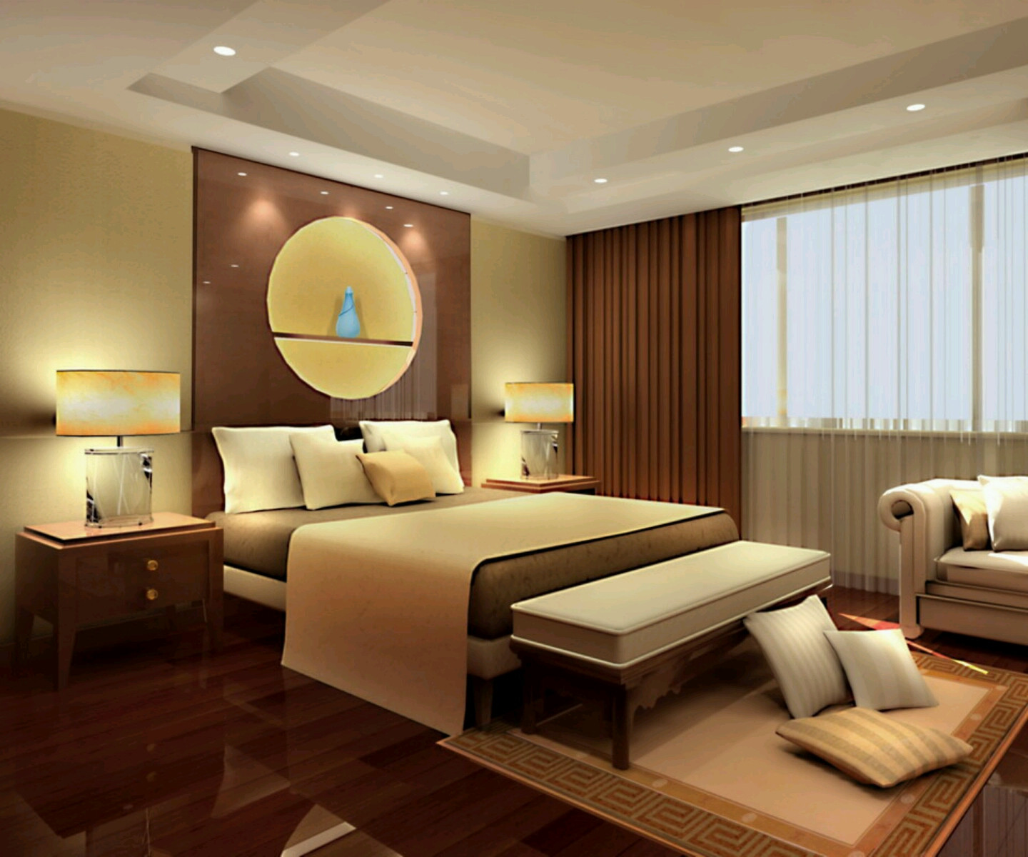 Modern Bedroom Design
 New home designs latest December 2012