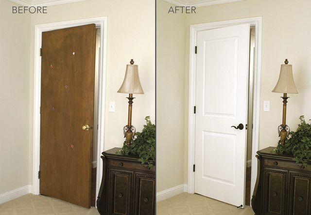 Modern Bedroom Doors
 Before and After Transformations Modern Bedroom