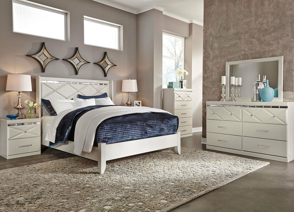 Modern Bedroom Sets
 Ashley Furniture B351 Dreamur Modern Queen or King Panel