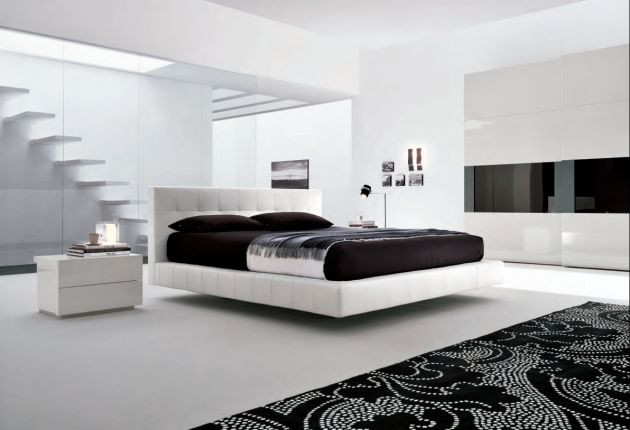 Modern Black And White Bedroom
 Decorating Inspiration Black & White Room Design