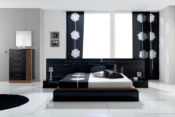 Modern Black And White Bedroom
 House Designs Black And White Contemporary Modern Bedroom