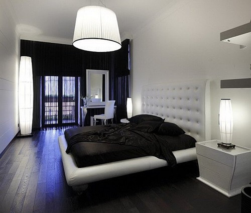 Modern Black And White Bedroom
 Modern Black and White Bedroom Design Ideas Interior design