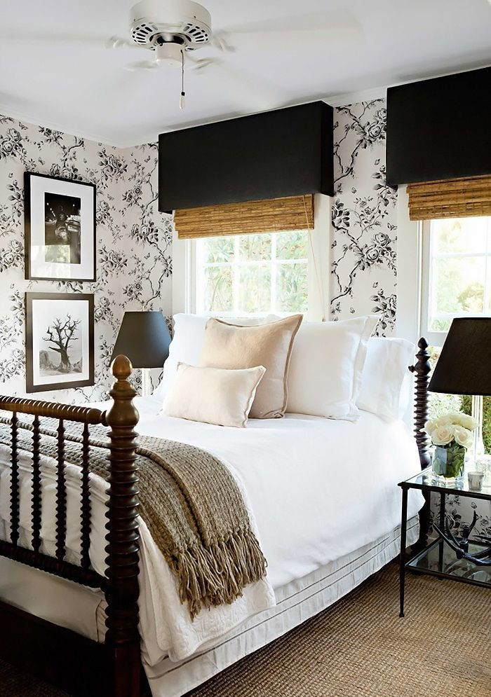 Modern Black And White Bedroom
 25 Simple Farmhouse Bedroom Design Ideas
