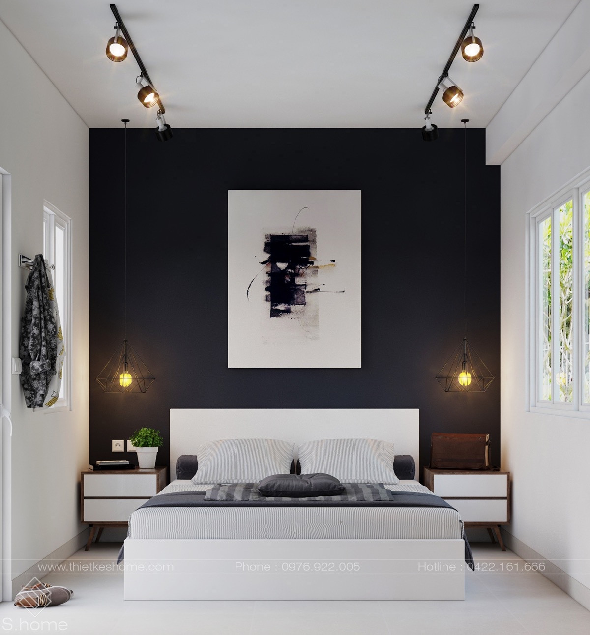 Modern Black And White Bedroom
 40 Beautiful Black & White Bedroom Designs