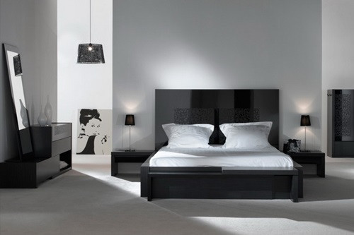 Modern Black And White Bedroom
 Modern Black and White Bedroom Design Ideas Interior design